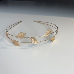 Gold Leaf Double Band Headband
